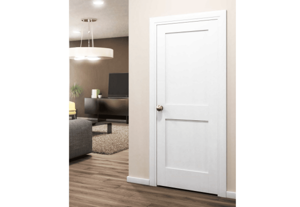 2 Panel Solid Core Shaker Door 24"x80"x1-3/8"