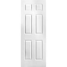 6 PANEL HOLLOW CORE DOOR 24INX80INX1-3/8IN