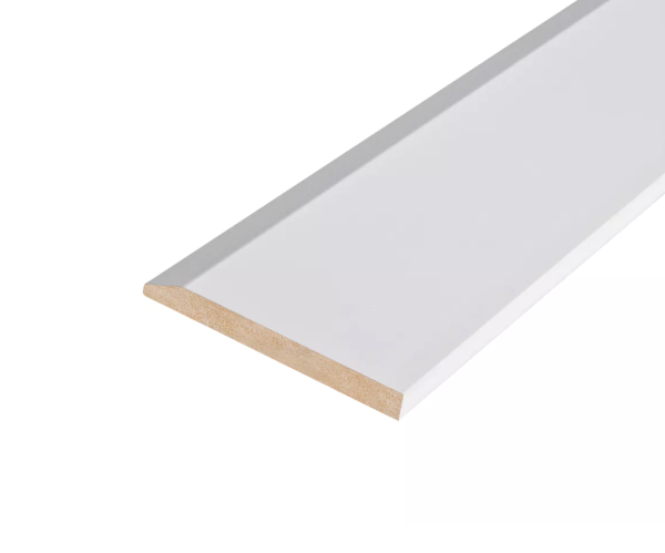 ALEXANDRIA MOULDING 2190A- 5IN Bevel Baseboard MDF,  4 ¾ IN x 1/2IN x 8FT