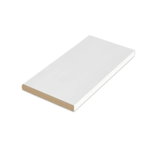 ALEXANDRIA MOULDING 2216- 4IN Small Bevel Baseboard MDF, 4 ½ IN x 1/2IN x 14FT