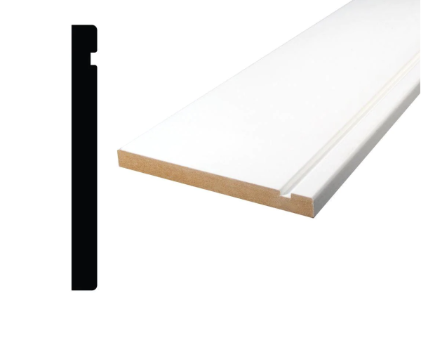 ALEXANDRIA MOULDING 9290- 5IN  Square Baseboard MDF 5IN x 1/2IN x 14FT