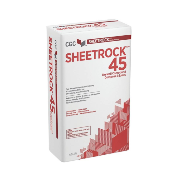 CGC 11KG BAG SHEETROCK 45 SETTING-TYPE JOINT COMPOUND
