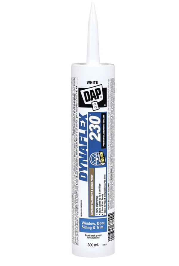 DAP® 74084 DYNAFLEX 230 Premium Indoor/Outdoor Elastomeric Sealant White 300mL