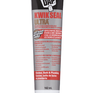 DAP® 74823 KWIK SEAL ULTRA - Kitchen & Bath Premium Hydrophobic Sealant - Squeeze tube white 162ml