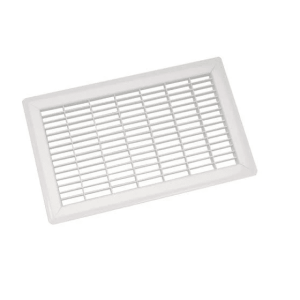 IMPERIAL RG1108 RETURN AIR FLOOR GRILLE 10 IN L 6 IN W RECTANGLE STEEL WHITE