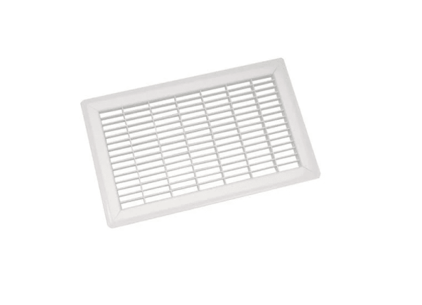 IMPERIAL RG1108 RETURN AIR FLOOR GRILLE 10 IN L 6 IN W RECTANGLE STEEL WHITE