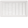 IMPERIAL RG1207 RETURN AIR FLOOR GRILLE 14 IN L 8 IN W RECTANGLE STEEL WHITE