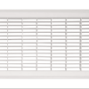 IMPERIAL RG1252 RETURN AIR FLOOR GRILLE 30 IN L 8 IN W RECTANGLE STEEL WHITE