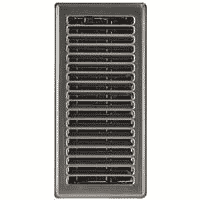 IMPERIAL RG1994 FLOOR AIR VENT FLOOR REGISTER - PEWTER - POWDER-COATED - 3-IN W X 10-IN L