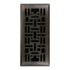 IMPERIAL RG3250-A STEEL FLOOR REGISTER - OIL RUBBED BRONZE - RUSTPROOF POLYSTYRENE BODY - 3-IN W X 10-IN L