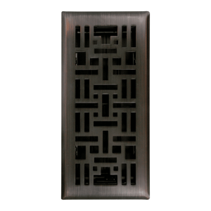 IMPERIAL RG3250-A STEEL FLOOR REGISTER - OIL RUBBED BRONZE - RUSTPROOF POLYSTYRENE BODY - 3-IN W X 10-IN L