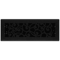 IMPERIAL RG3458 IMPERIAL 3" X 10" BLACK IRON WONDERLAND FLOOR REGISTER