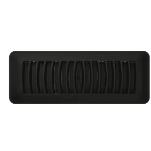 IMPERIAL RG3474 3" X 10" BLACK LOUVERED POLYSTYRENE FLOOR REGISTER