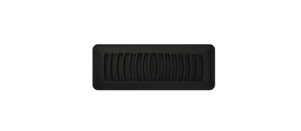 IMPERIAL RG3474 3" X 10" BLACK LOUVERED POLYSTYRENE FLOOR REGISTER