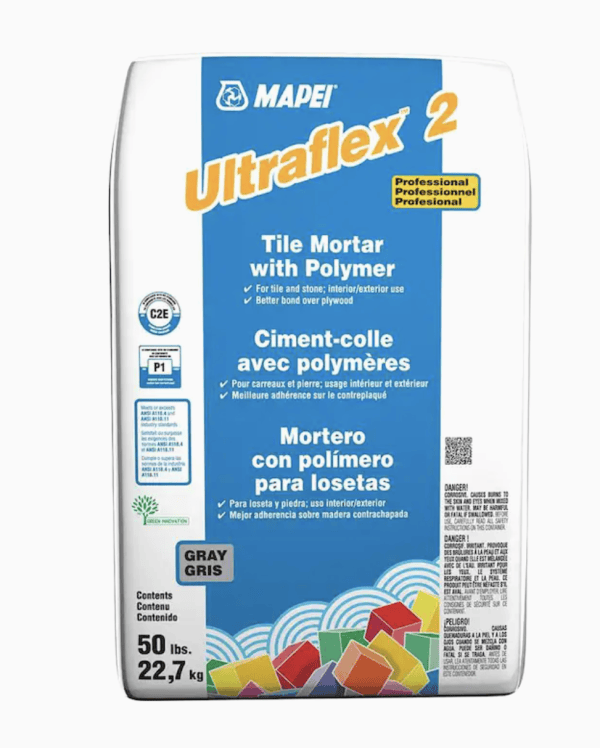 MAPEI ULTRAFLEX 2 GREY / 50LB-22. 7KG