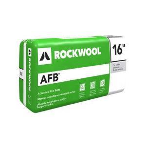ROCKWOOL INSULATION AFB 3.5IN X 16IN X 48IN STEEL STUD ACOUSTICAL FIRE BATTS 64 SQ FT
