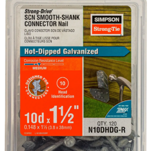 SIMPSON STRONG TIE N10DHDG-R 10D x 1-1/2IN HDG NAIL - 120CT