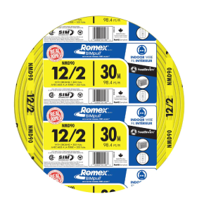 Southwire 12/2 NMD90 30M Romex SIMpull Electrical Wire - Yellow