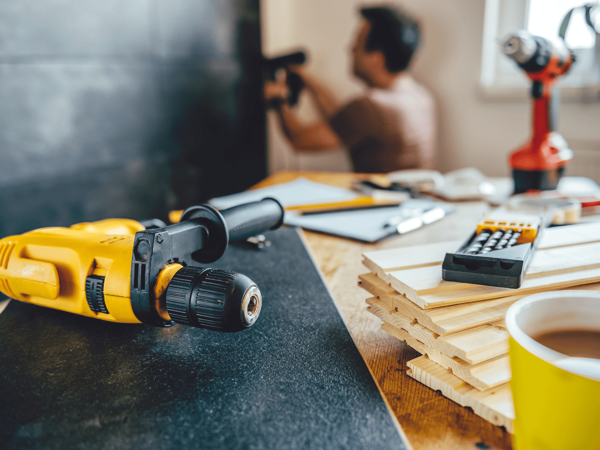 power drill for home renovation