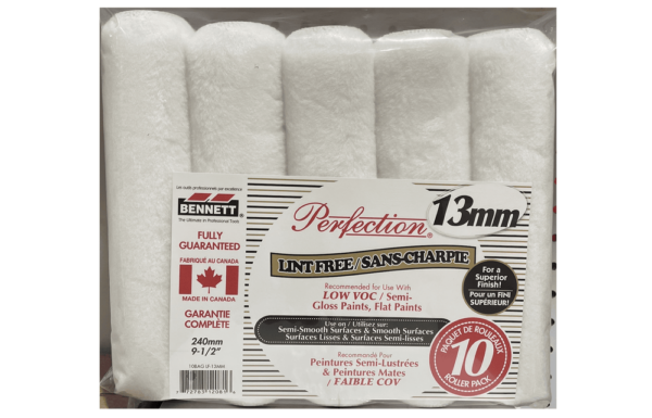 BENNETT 10BAG LF-13MM 10 Pack Lint Free Rollers 13mm