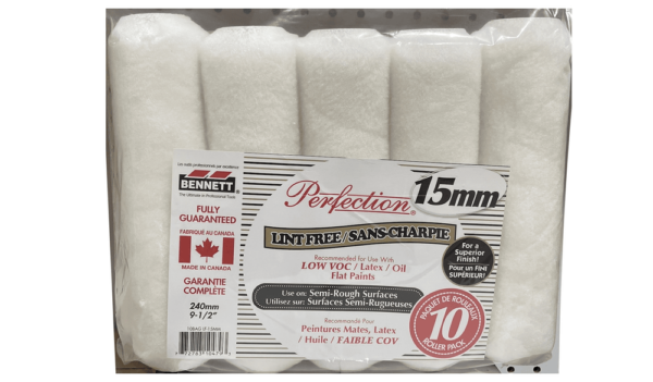 BENNETT 10BAG LF-15MM 10 Pack Lint Free Rollers 15mm