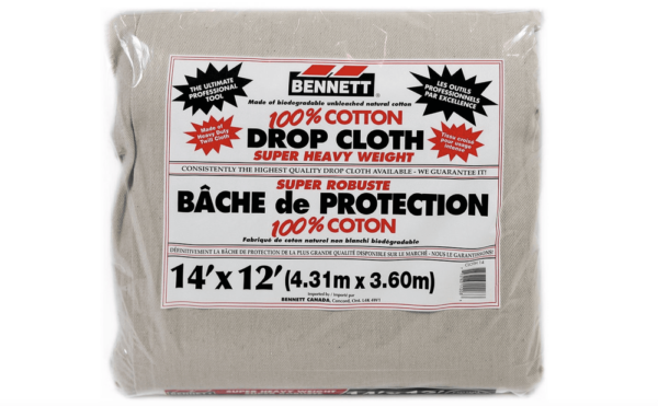 BENNETT CLOTH 14 Drop Cloth 14' x 12'