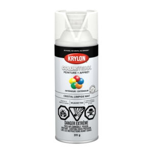 KRYLON COLORMAXX FLAT CRYSTAL CLEAR