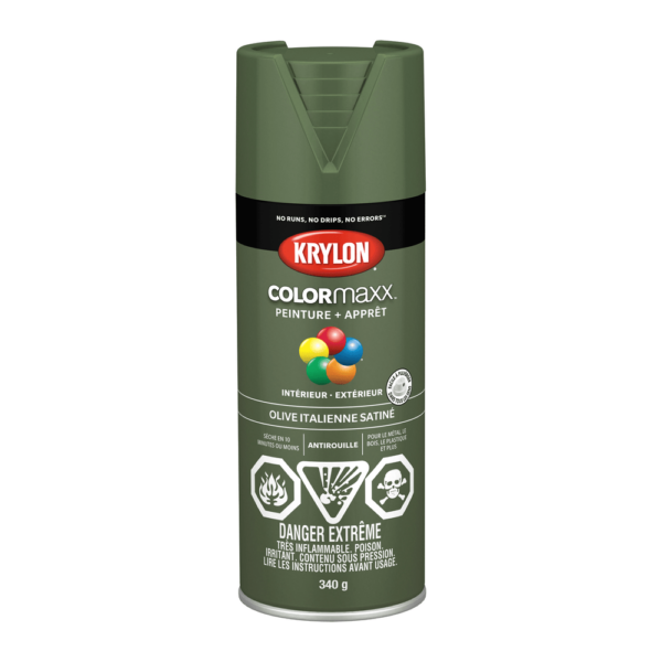 KRYLON COLORMAXX SATIN ITALIAN OLIVE