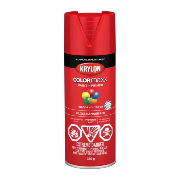 KRYLON COVERMAXX GLOSS BANNER RED