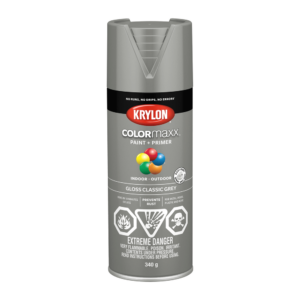 KRYLON COVERMAXX GLOSS CLASSIC GREY