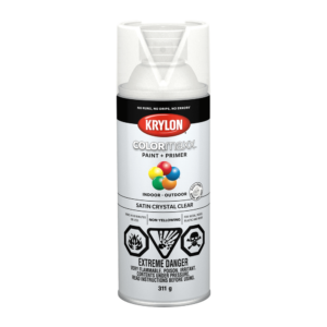 KRYLON COVERMAXX SATIN CRYSTAL CLEAR