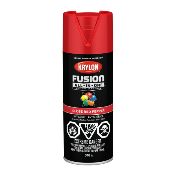 KRYLON FUSION GLOSS RED PEPPER
