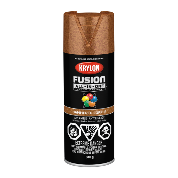 KRYLON FUSION HAMMERED COPPER