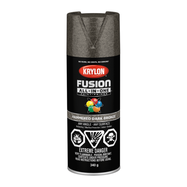 KRYLON FUSION HAMMERED DARK BRONZE