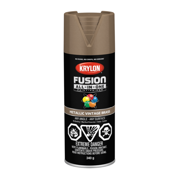 KRYLON FUSION METALLIC VINTAGE BRASS