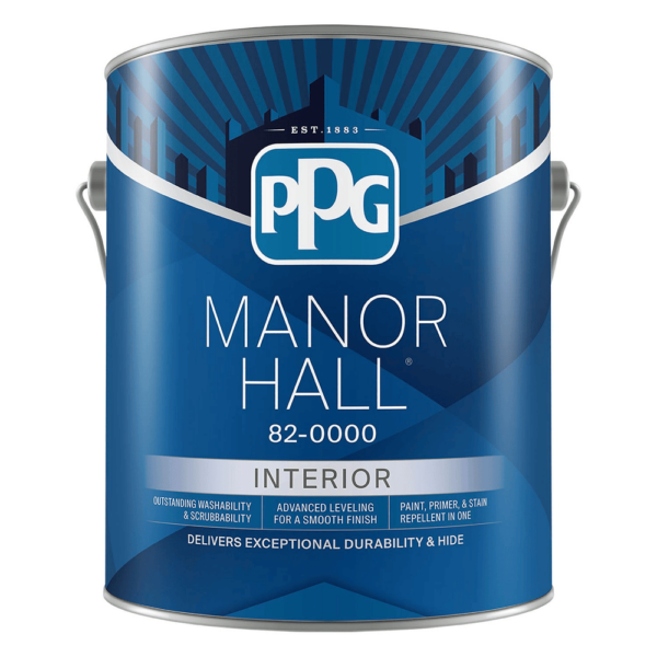 PPG Manor Hall Interior Eggshell, White & Pastel Base (SO)