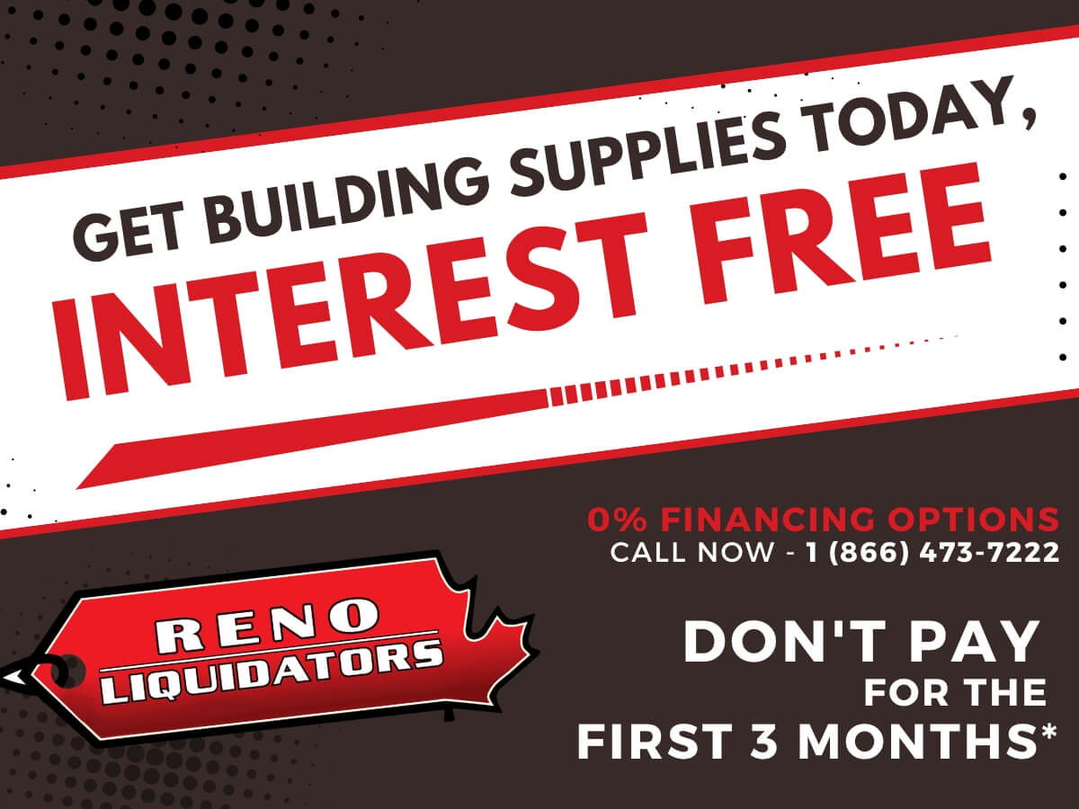 financing reno supplies