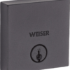 WEISER 9GD14710-023 DEADBOLT SINGLE CYL DOWNTOWN SQ IRON BLACK